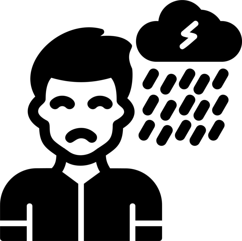 Depression Vector Icon