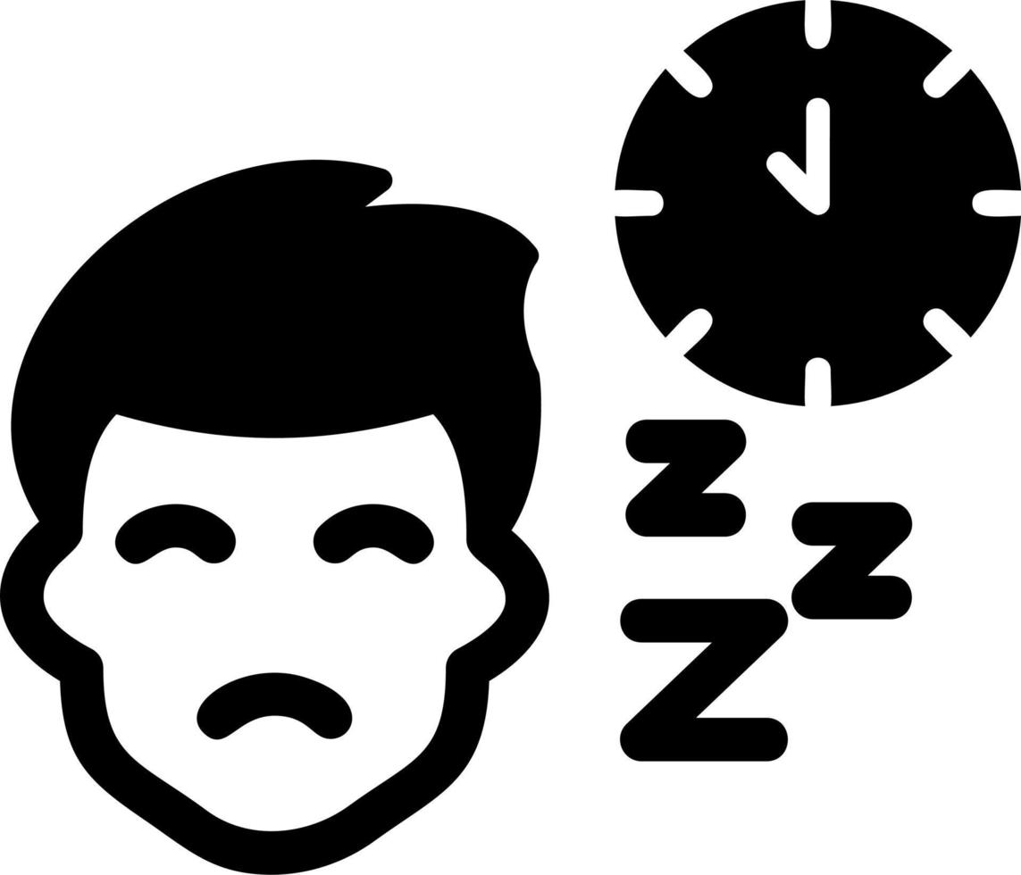 icono de vector de sueño