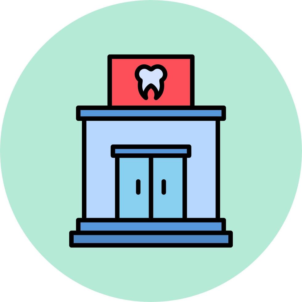 Dental Clinic Vector Icon