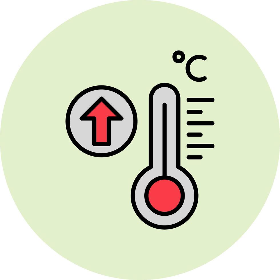 High Temperature Vector Icon