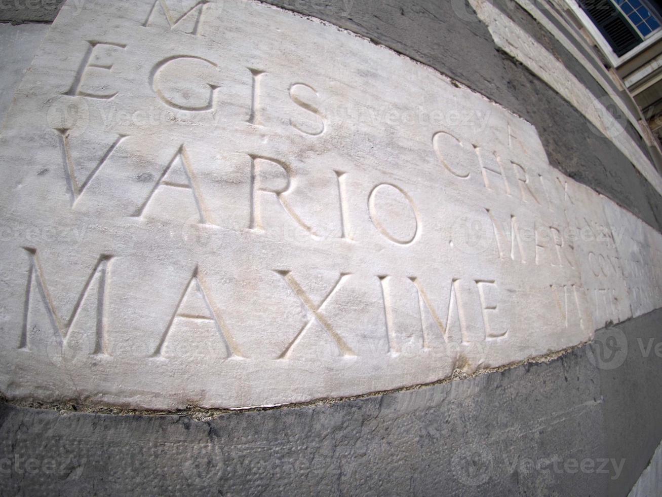 genoa saint matthew san matteo old historical church latin writings and decorations photo