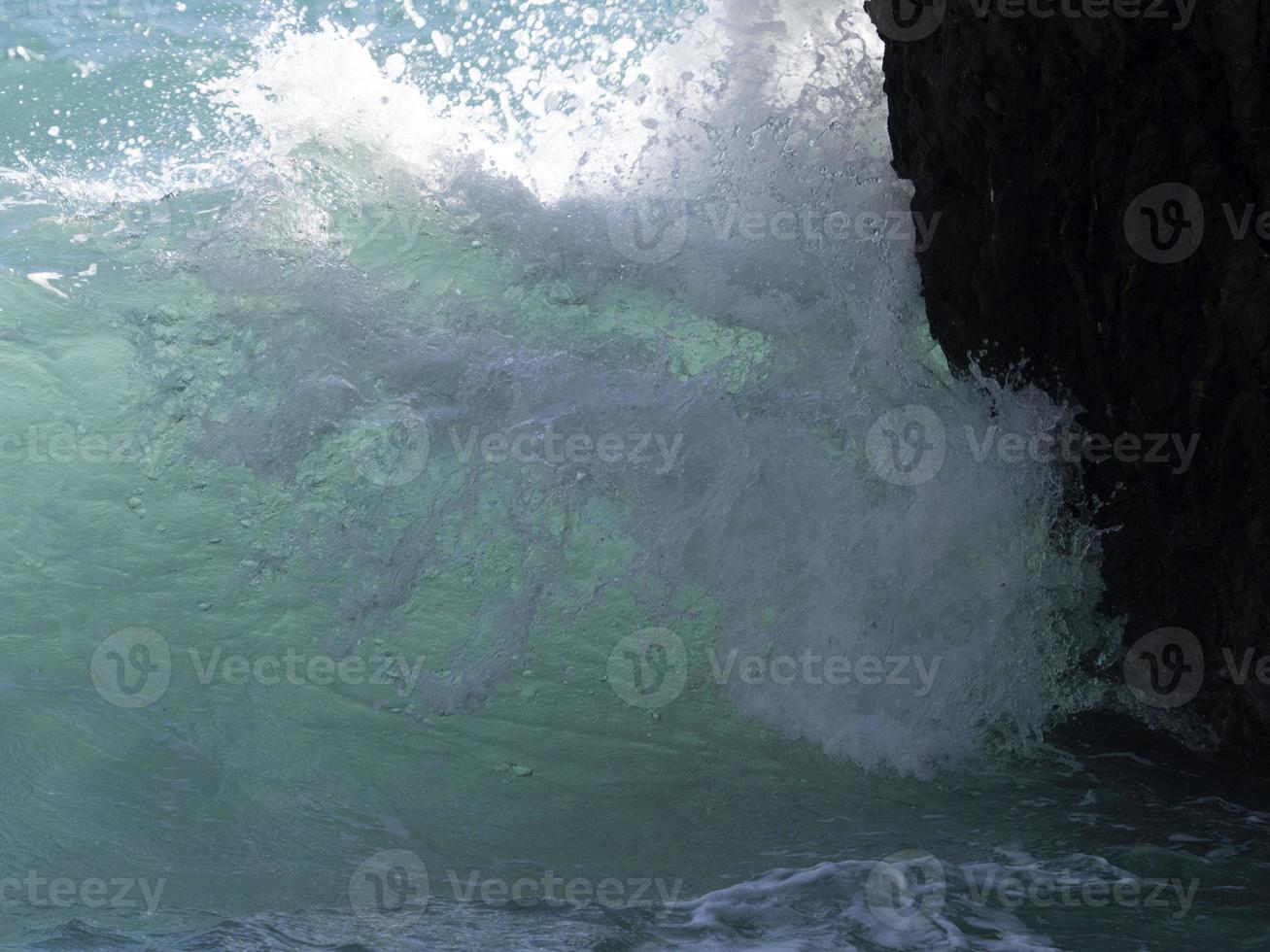 Sea wave on the shore photo