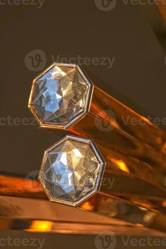 diamonds on gold bar photo