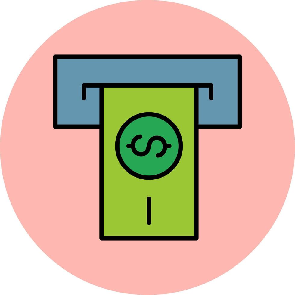 Withdraw Money Vector Icon