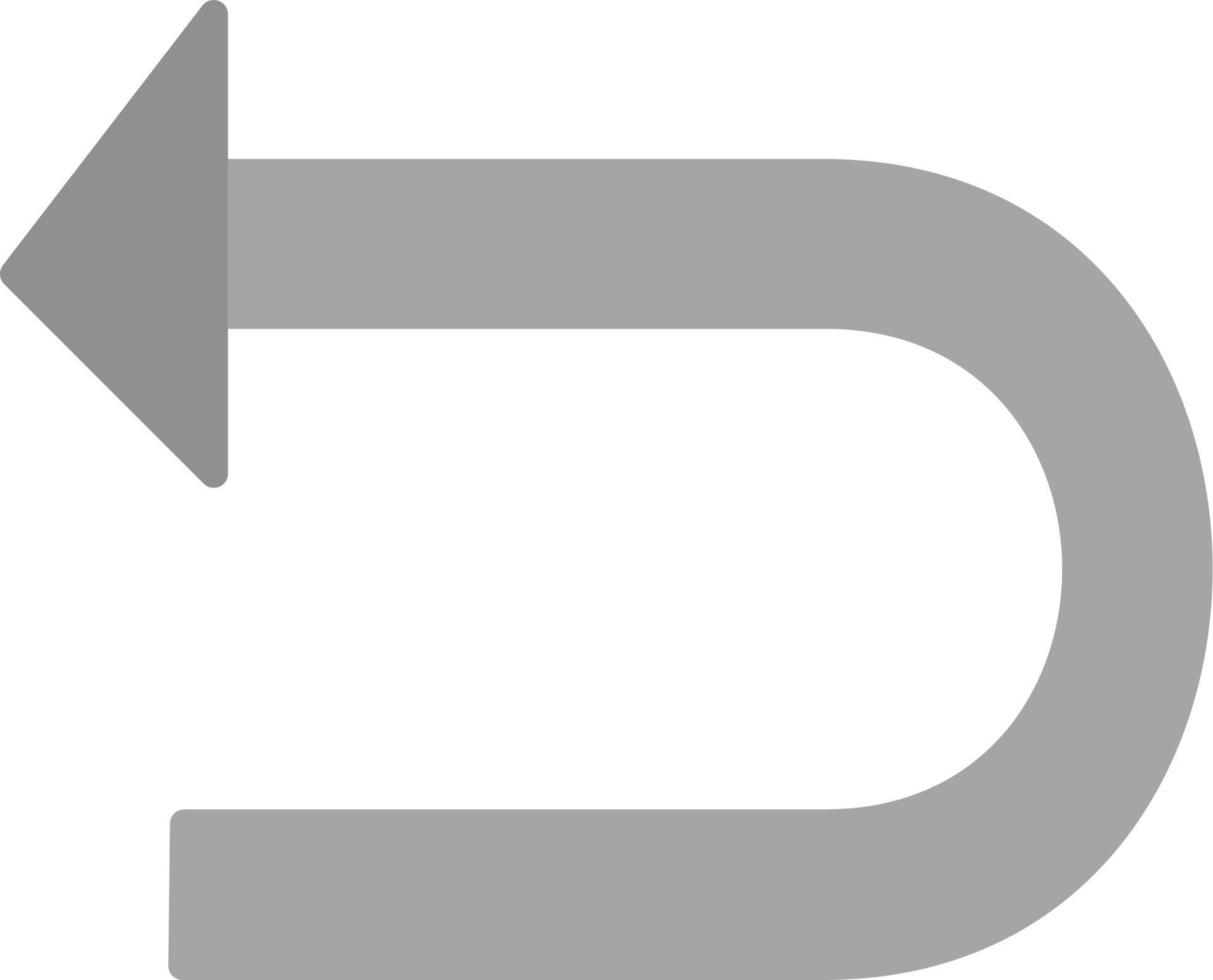 U Turn Vector Icon