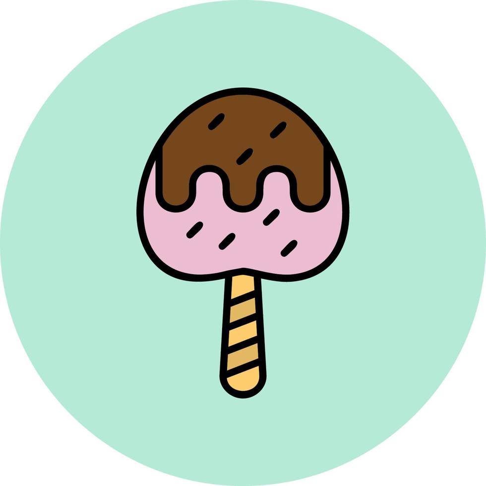 Toffee Apple Vector Icon