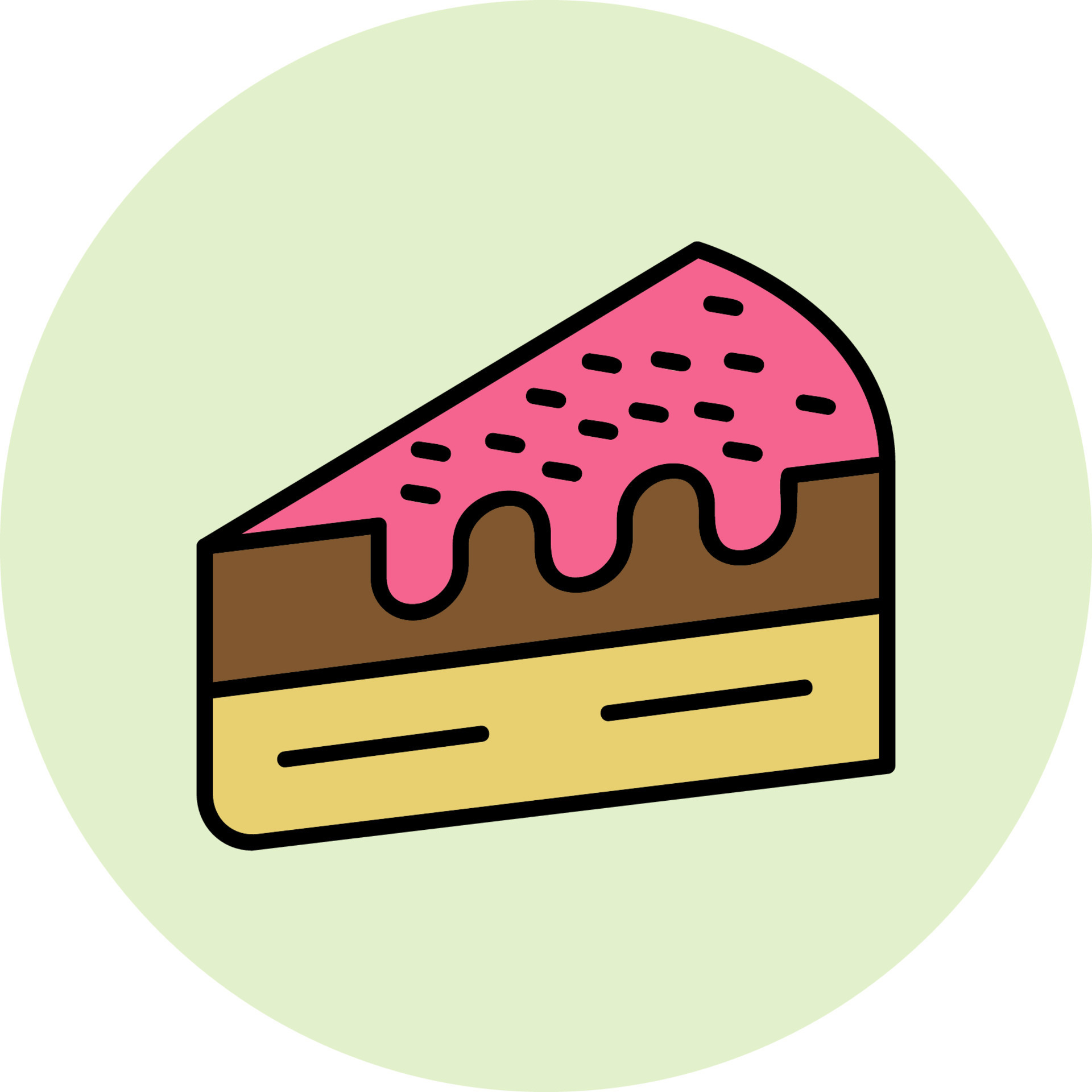 Cake Slice Vector Icon 20339427 Vector Art at Vecteezy