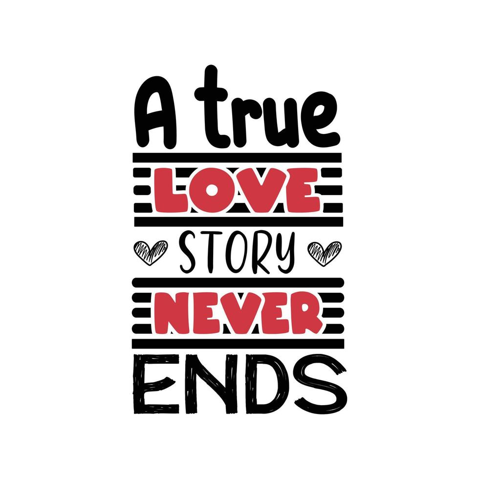 un cierto amor historia Nunca termina tipografía vector