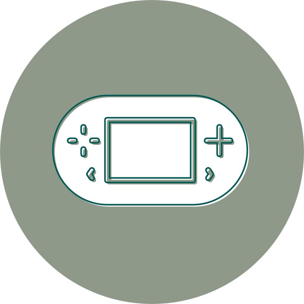 icono de vector de consola de juegos