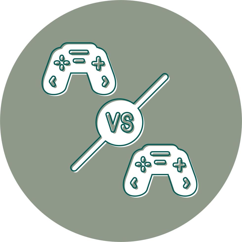 Player VS Player Vector Icon