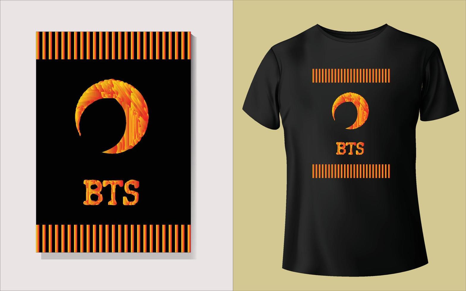 Black and white background Tee shirt Design vector