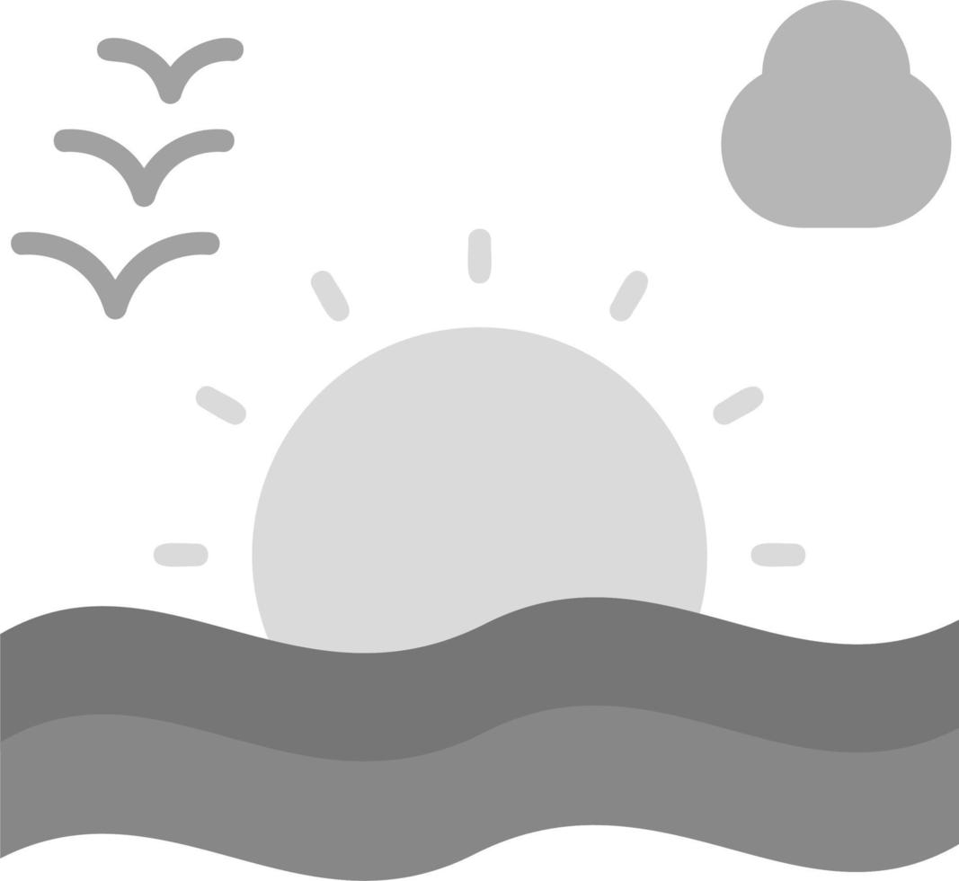 Sunset Vector Icon