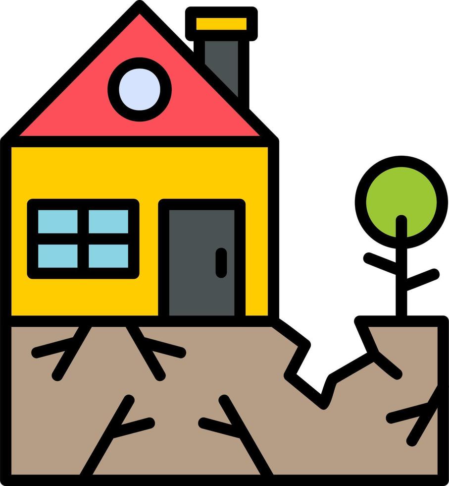 Earthquake Vector Icon