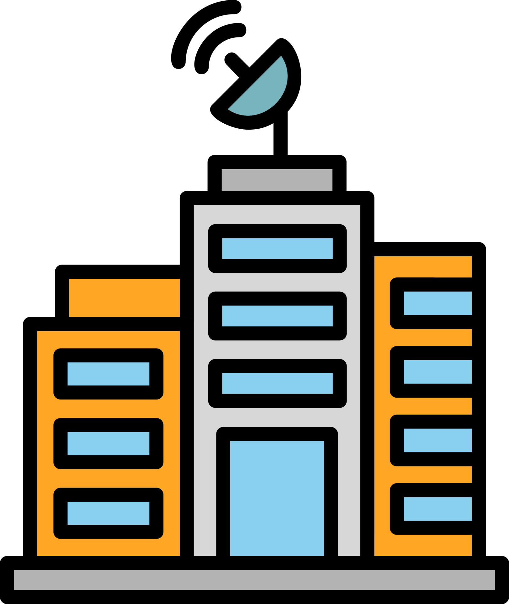 Building Network Vector Icon 20339878 Vector Art at Vecteezy