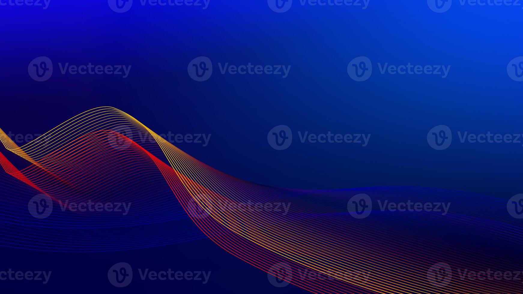 Modern abstract wave curve background design with halftone dark blue outlines. Suitable for posters, flyers, websites, covers, banners, advertisements, etc photo