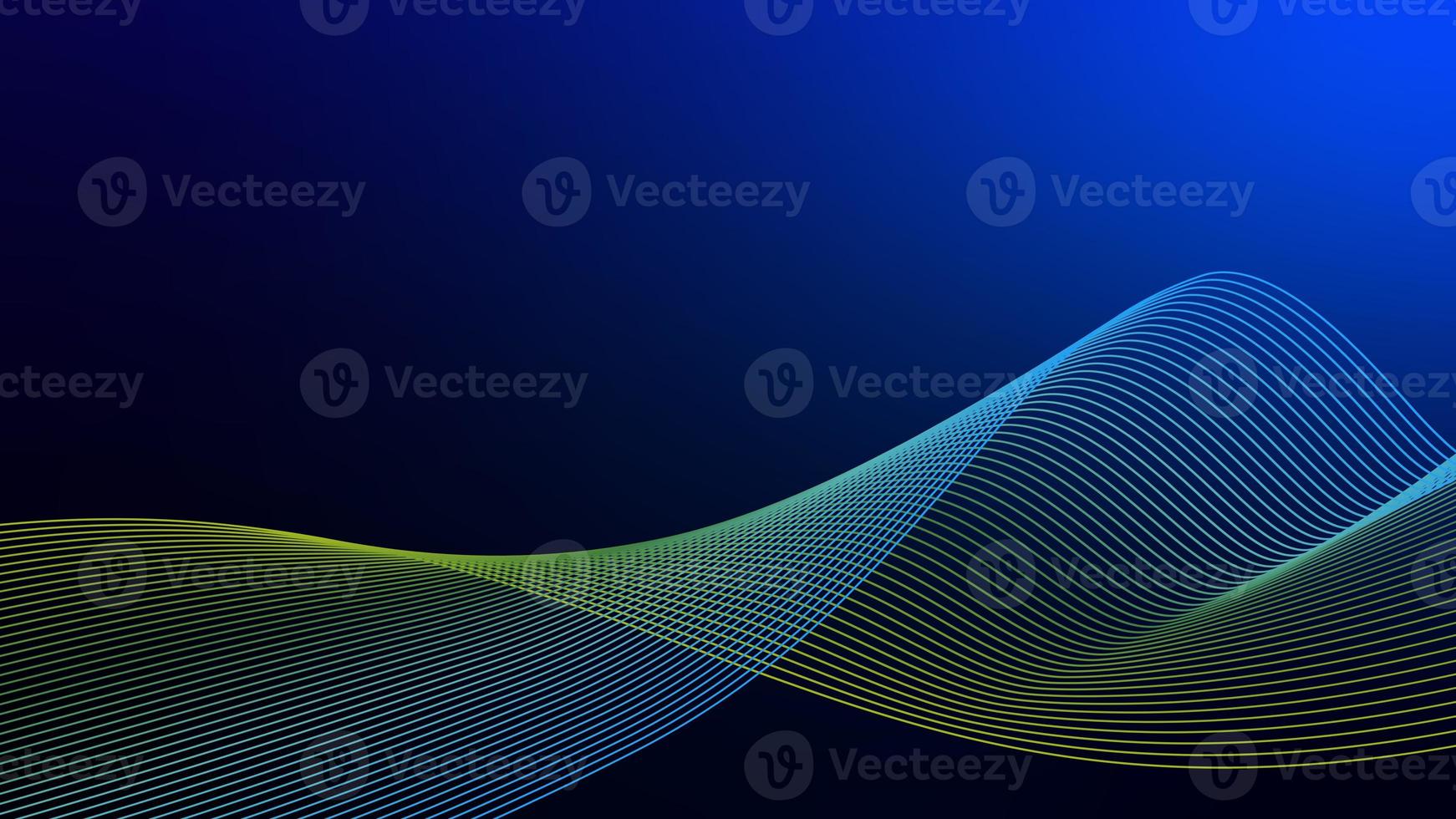 Modern abstract wave curve background design with halftone dark blue outlines. Suitable for posters, flyers, websites, covers, banners, advertisements, etc photo