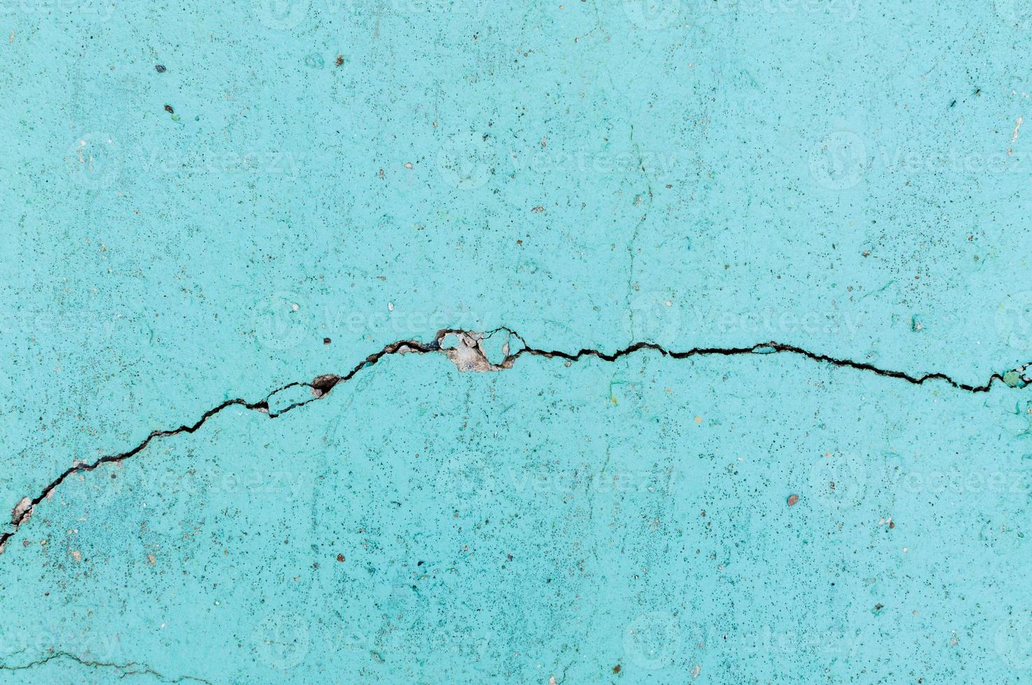 Old green Texture cracks Cement floor for background photo