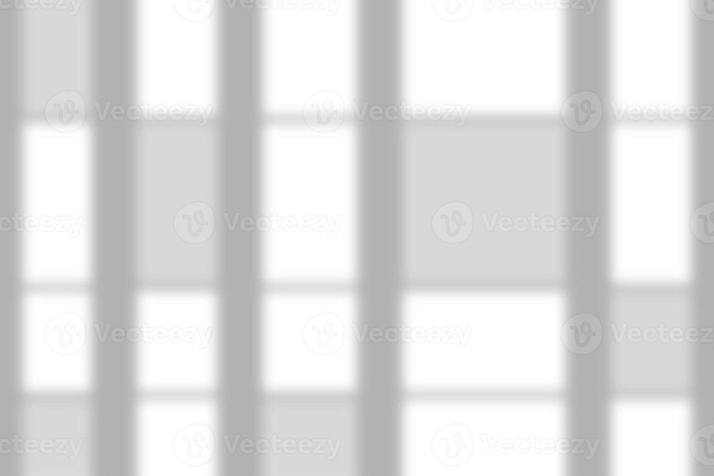 Realistic window light and shadow. Shadow overlay effect. Long shadow light on wall. Scenes of natural lighting photo