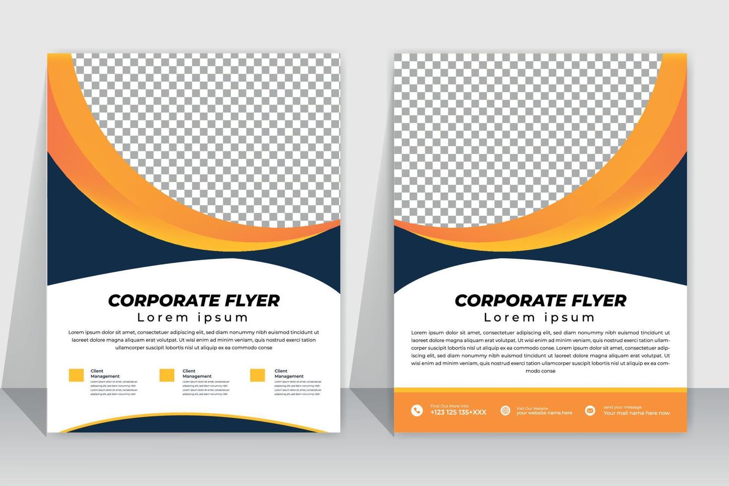 Corporate Book Cover Design Template in A4. Can be adapt to Brochure, medical health, marketing, Annual Report, Magazine, Poster, Business Presentation, Portfolio, Flyer, Banner, Website. vector