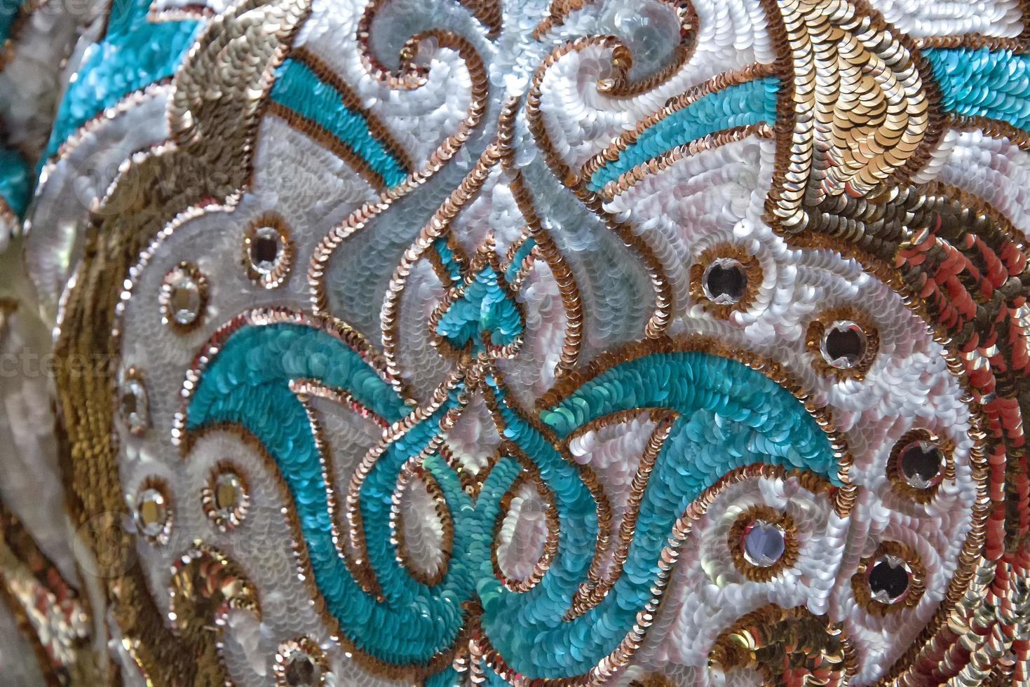 clown dress detail photo