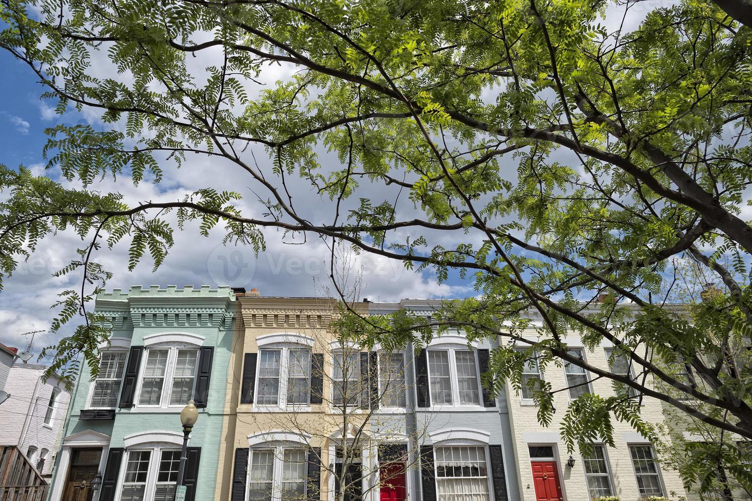 georgetown dc washington houses photo