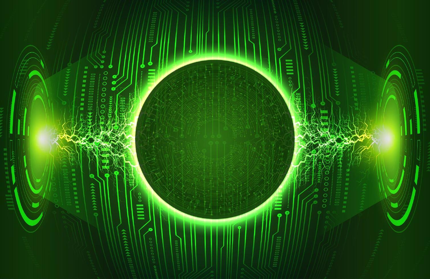 Modern Eye Holograph on Technology Background vector