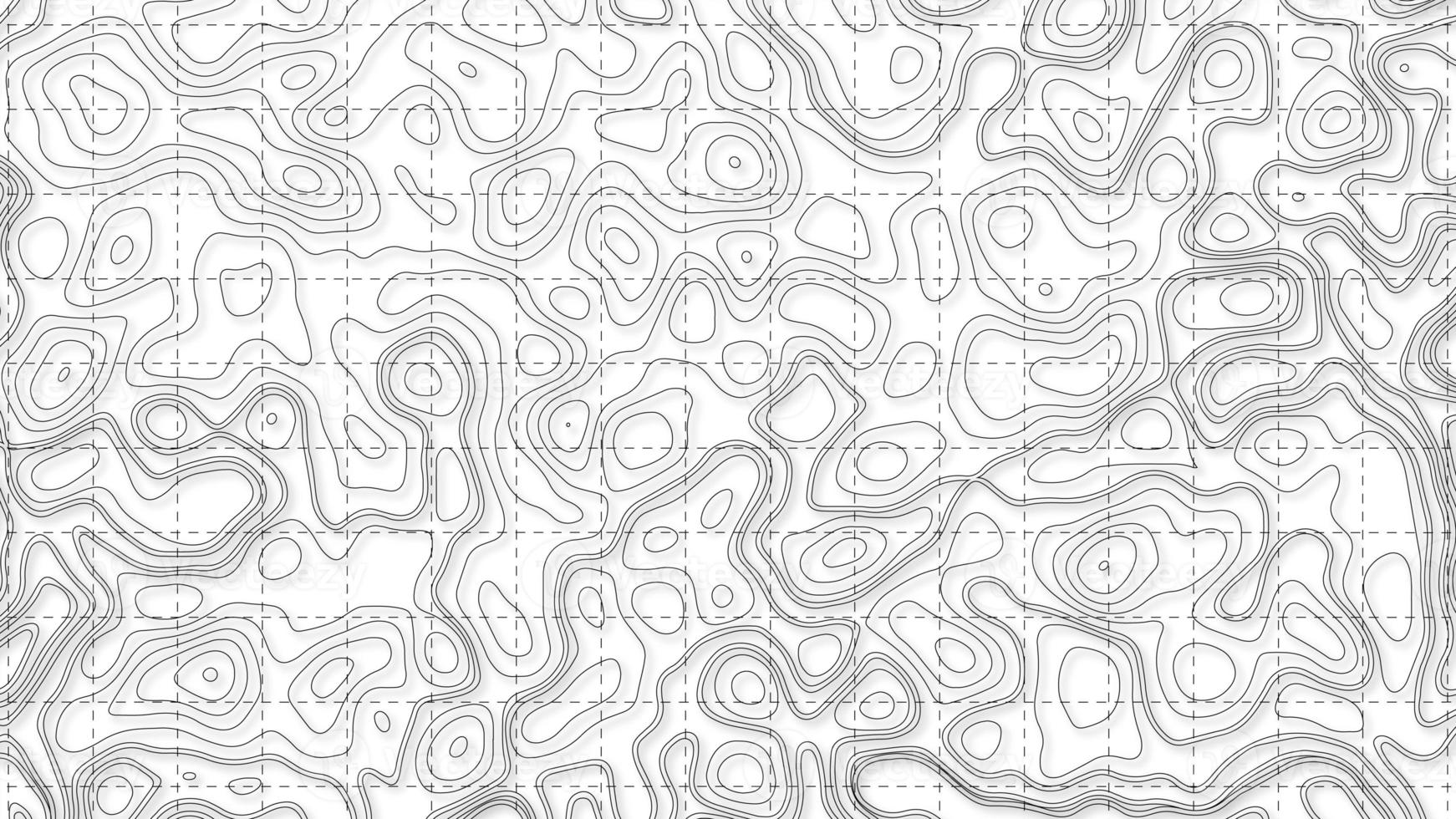 Background of the topographic map. Vintage outdoors style. Geographic abstract grid. Line topography map contour background. photo