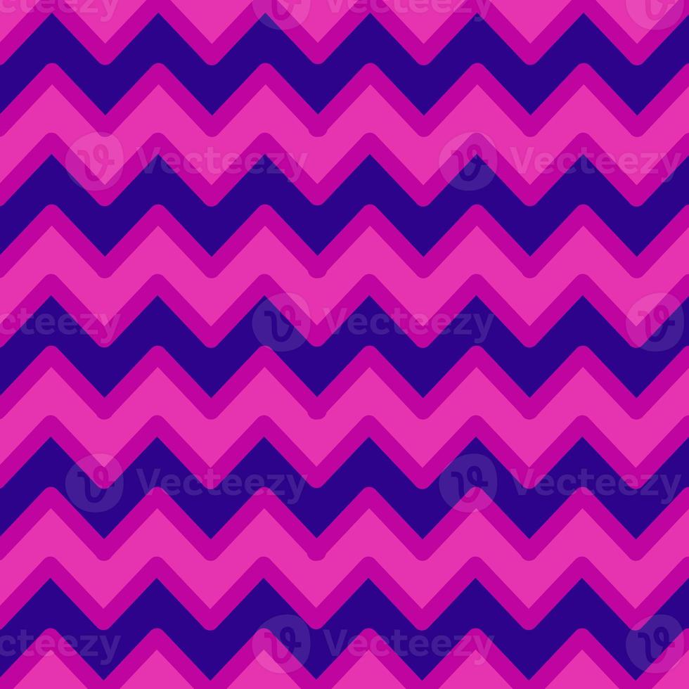 zigzag líneas en azul y rosado foto