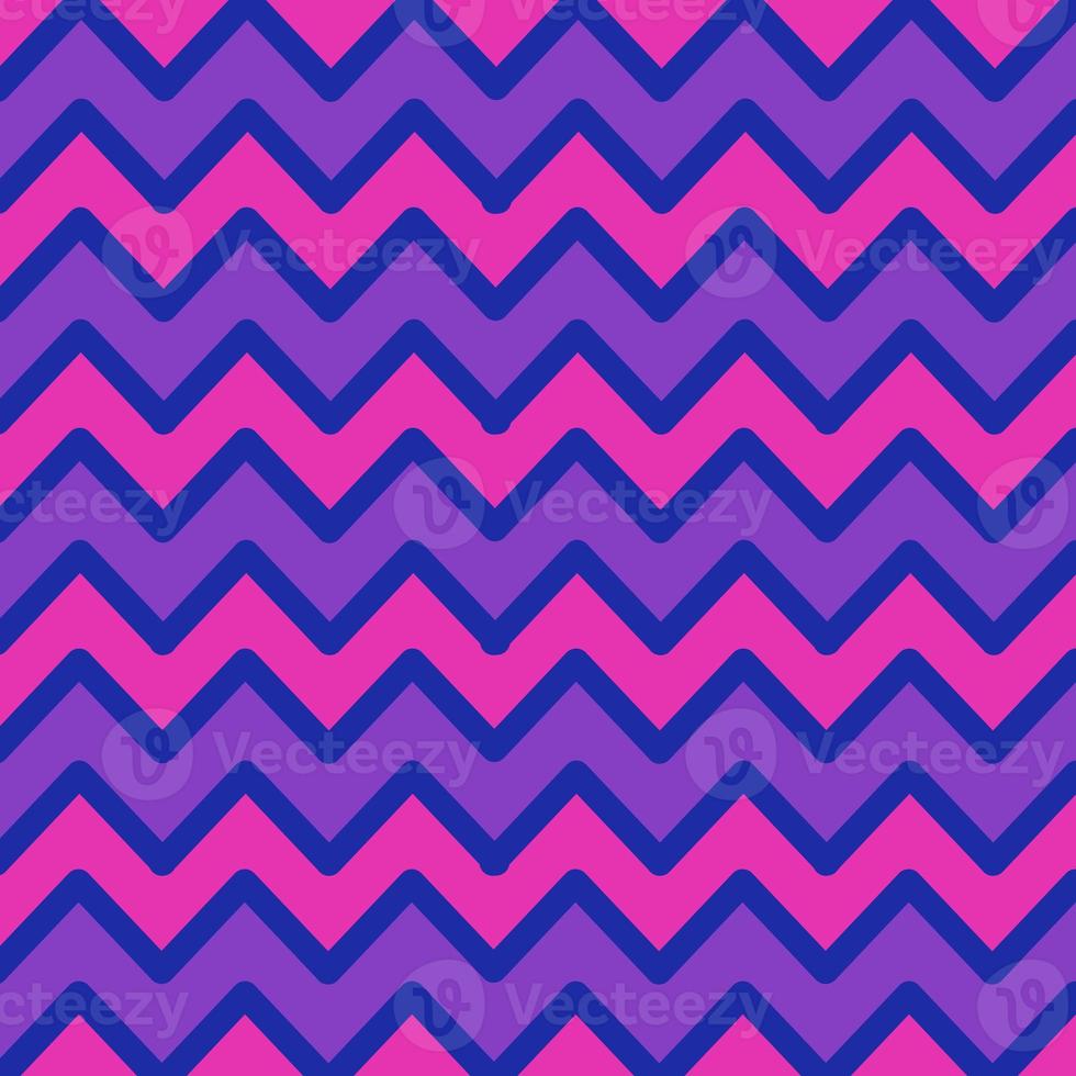 Vintage Pink Zigzag Stripes photo