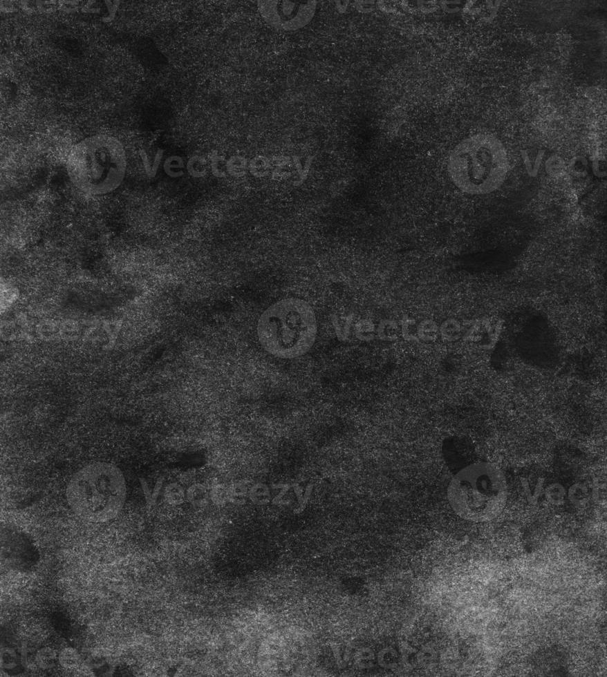 Watercolor black background texture. Aquarelle abstract old monochrome dark charcoal backdrop. photo