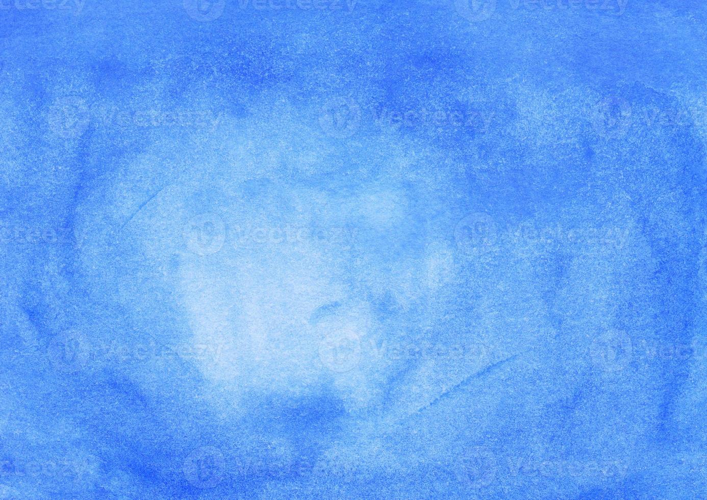 Watercolor light blue background texture hand painted. Aquarelle sky blue abstract backdrop with space for text photo