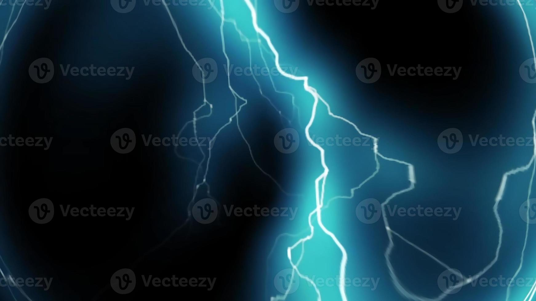 Lightning Strike and Dramatic Thunderstorm photo