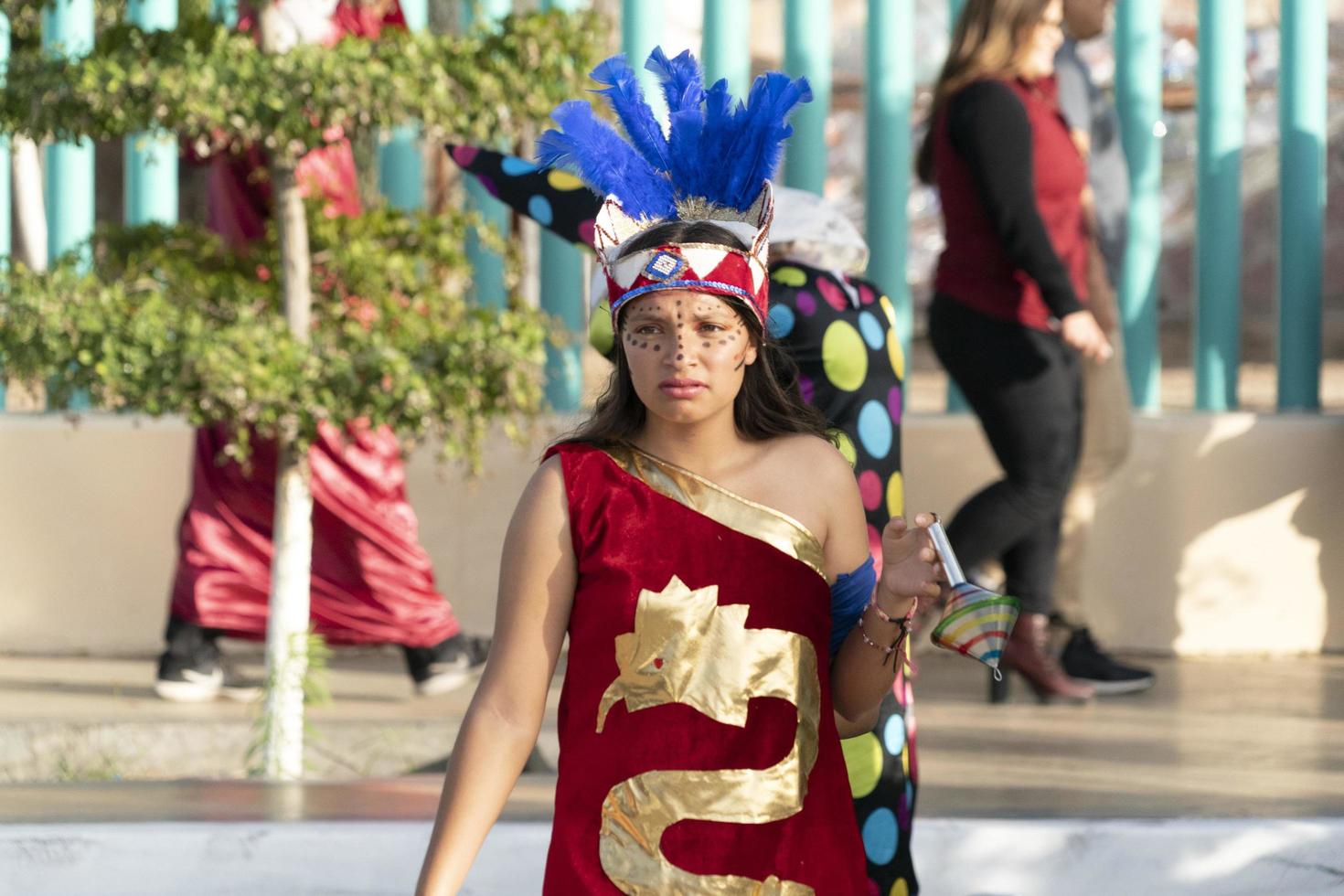 LA PAZ, MEXICO - FEBRUARY 22 2020 - Traditional Baja California Carnival photo