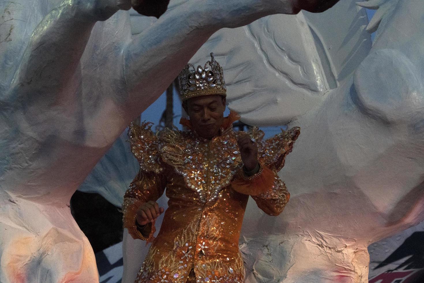 LA PAZ, MEXICO - FEBRUARY 22 2020 - Traditional Baja California Carnival photo
