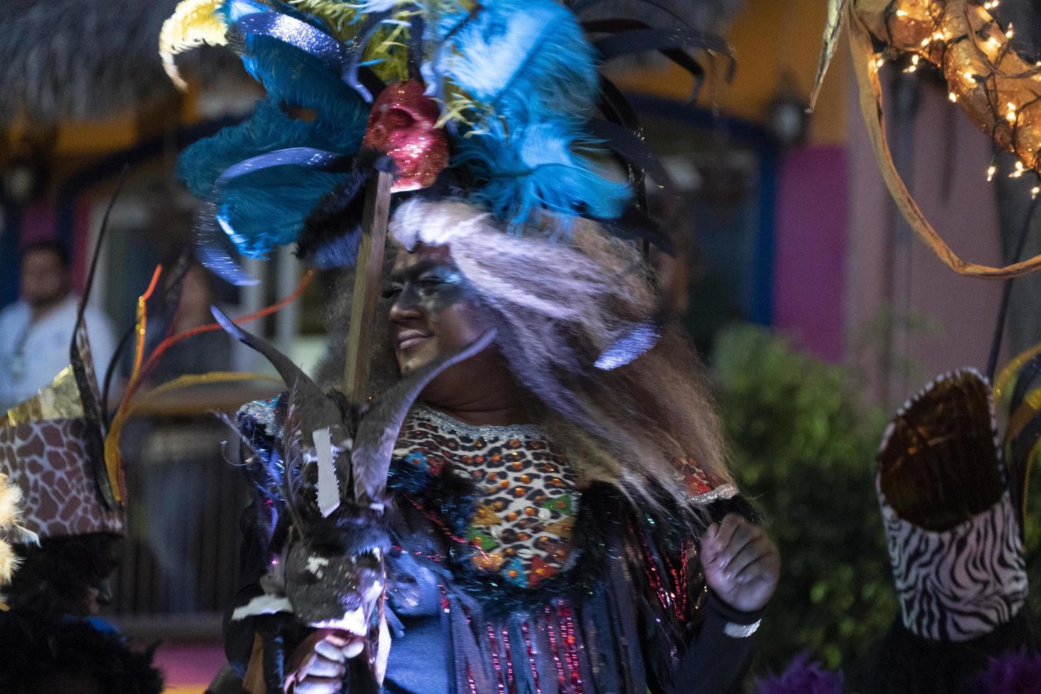 LA PAZ, MEXICO - FEBRUARY 22 2020 - Traditional Baja California Carnival photo