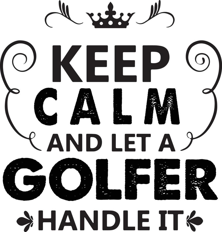 Golf T-shirt Design vector