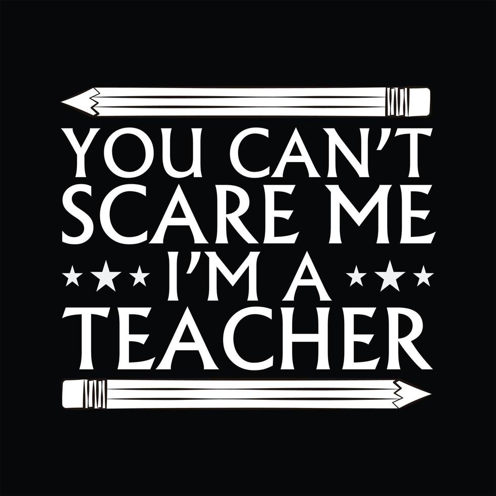 Teacher T-shirt Design vector