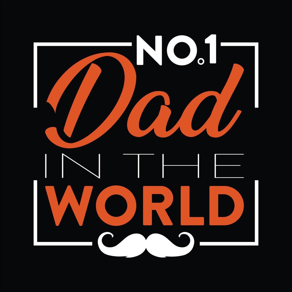 Father T-shirt Design vector