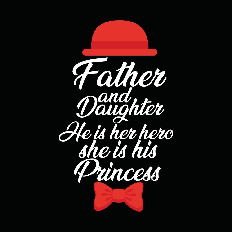 Father T-shirt Design vector