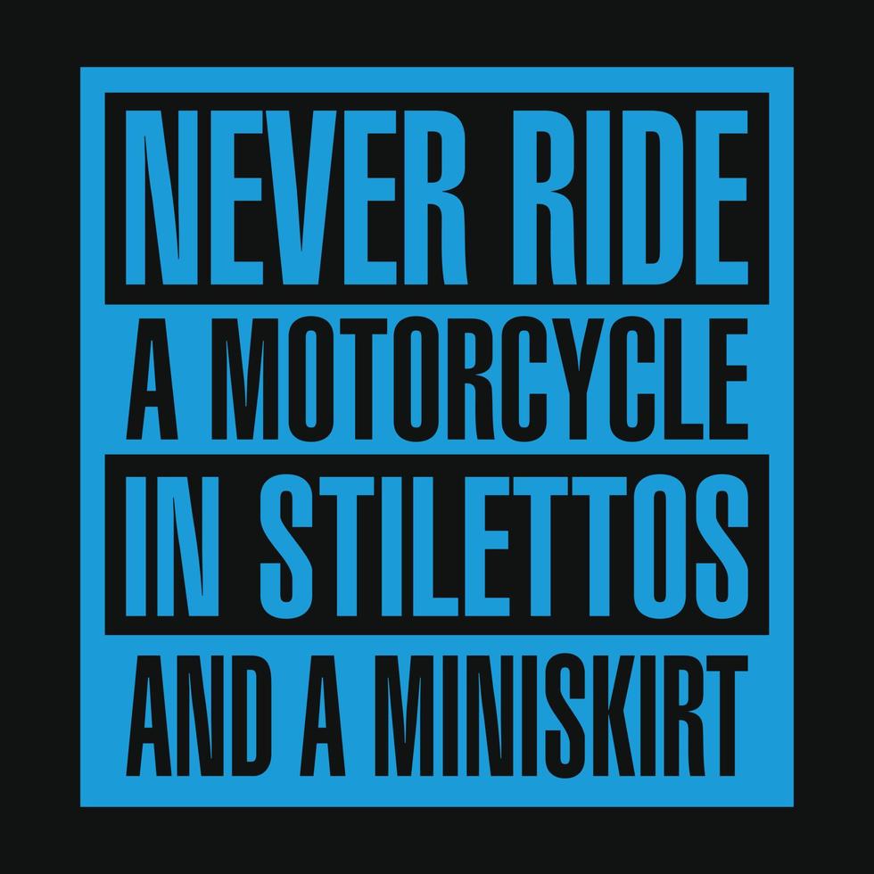 Motorcycle T-Shirt Design vector