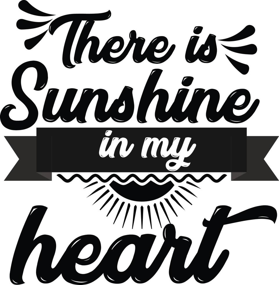 Heart T-shirt Design vector