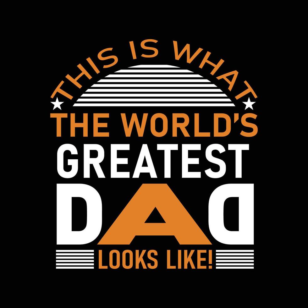 Father T-shirt Design vector