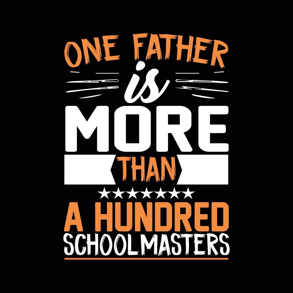 Father T-shirt Design vector