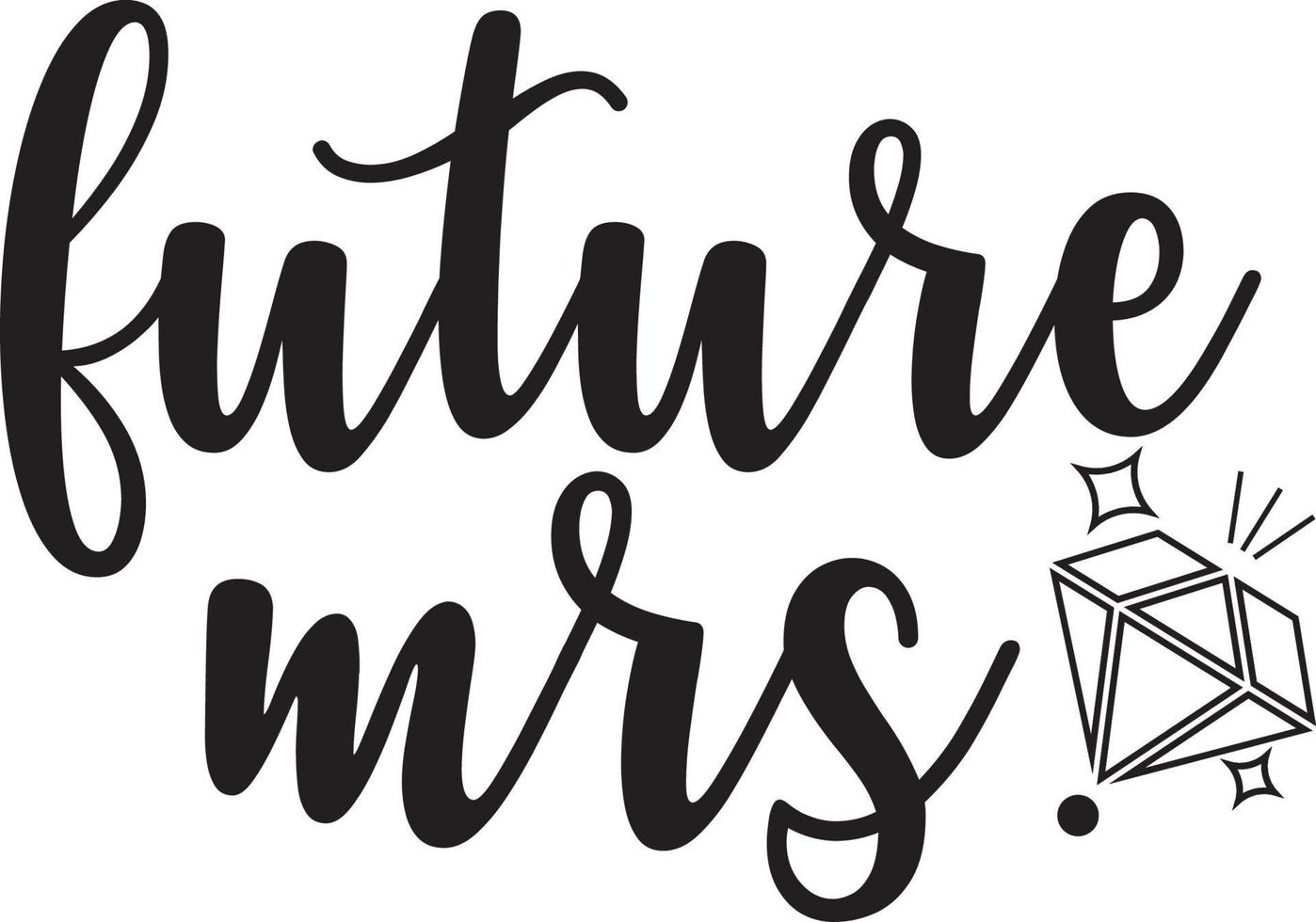 Wedding T-shirt Design vector