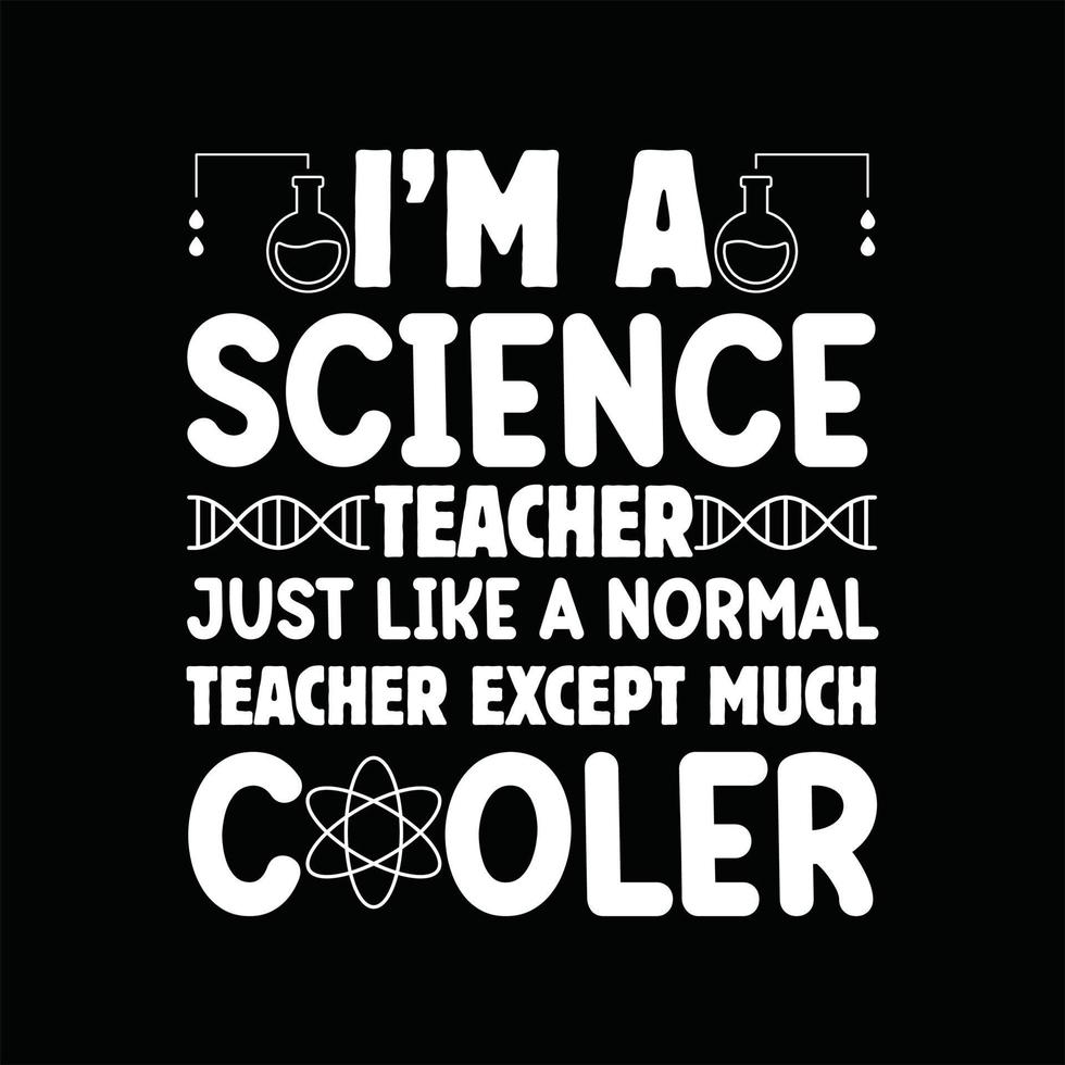 Teacher T-shirt Design vector