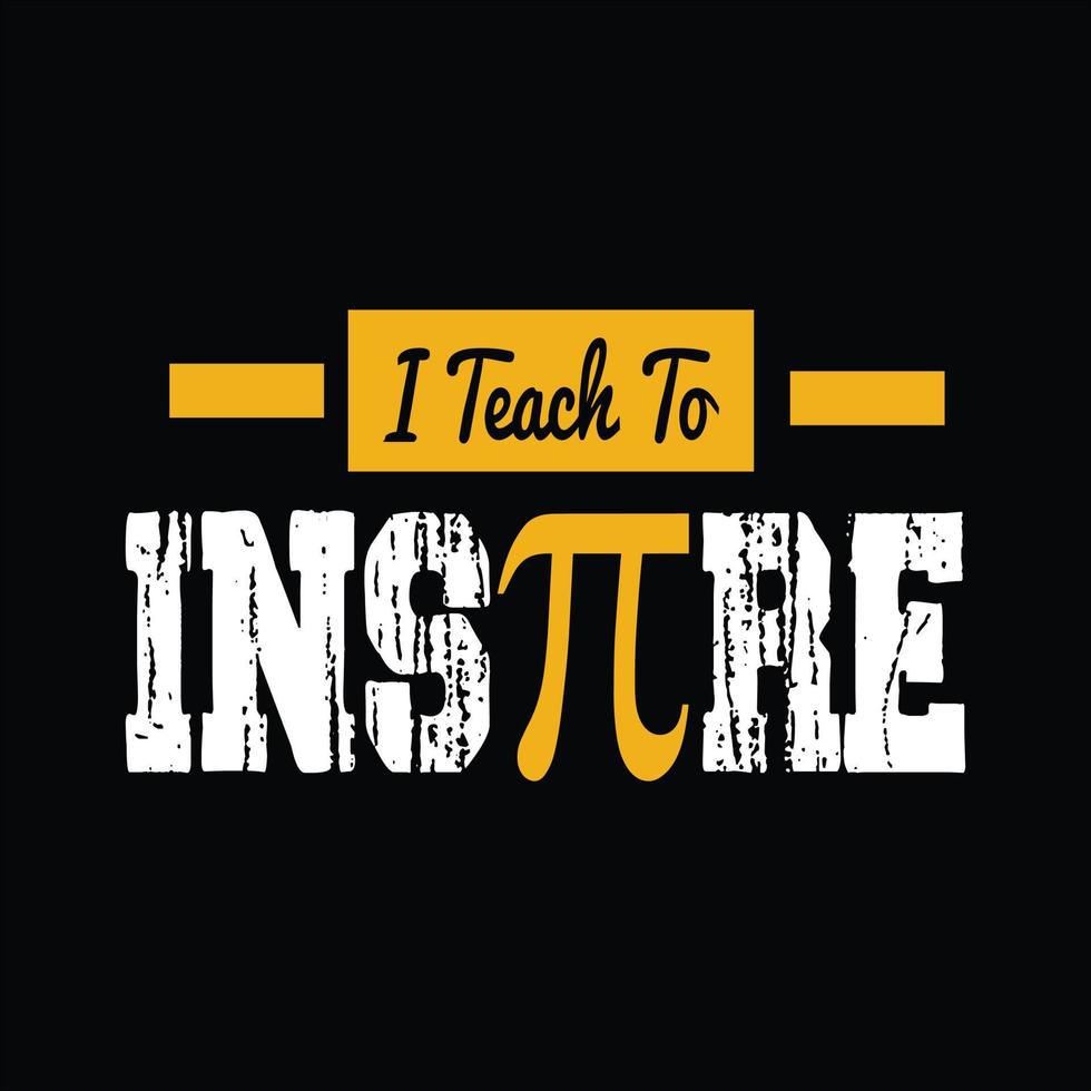 Math T-shirt Design vector