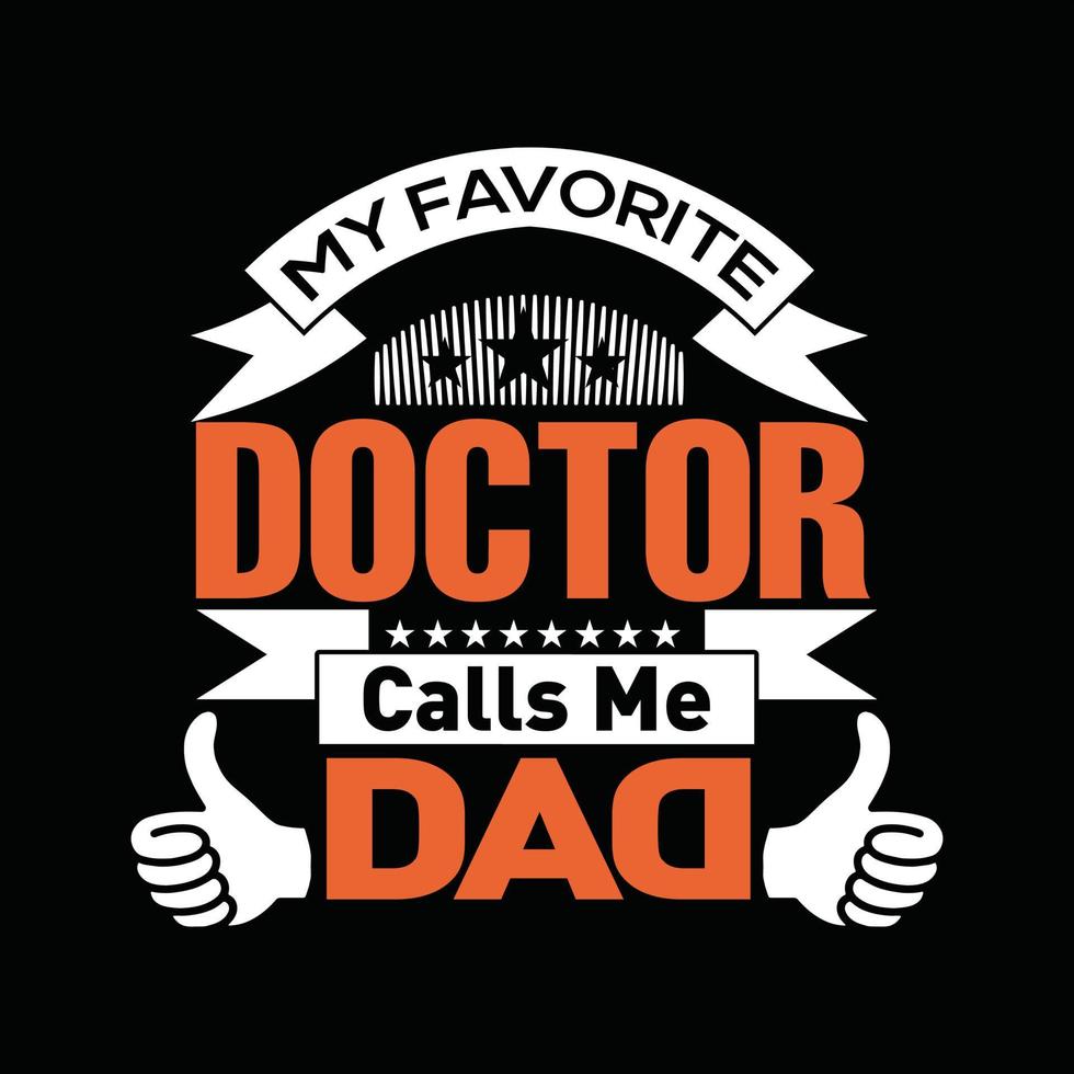 Father T-shirt Design vector