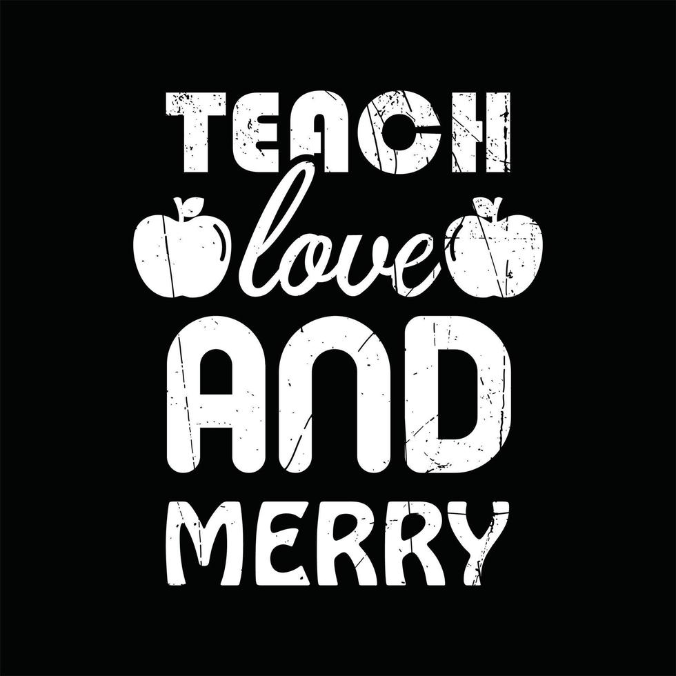 Teacher T-shirt Design vector