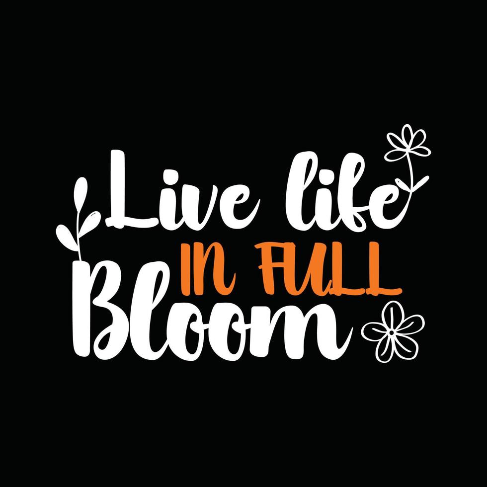 Spring T-shirt Design vector