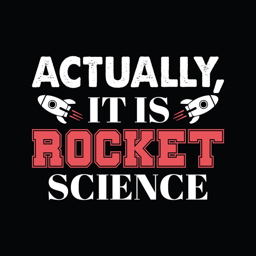 Science T-shirt Design vector
